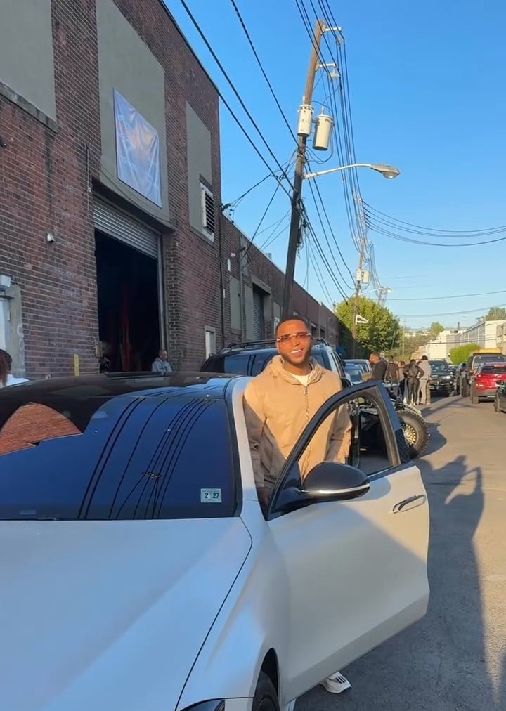 Orlando at work in his garage