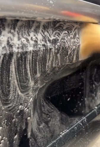 Foam wash close-up - Orlando Auto Detailing